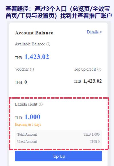 LAZADA新推广产品全效宝及其临时信用额度介绍