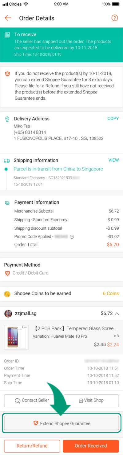 了解 Shopee 保证的工作原理